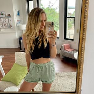 Beyond Yoga Crossroads Bralette/Cropped Tank Black